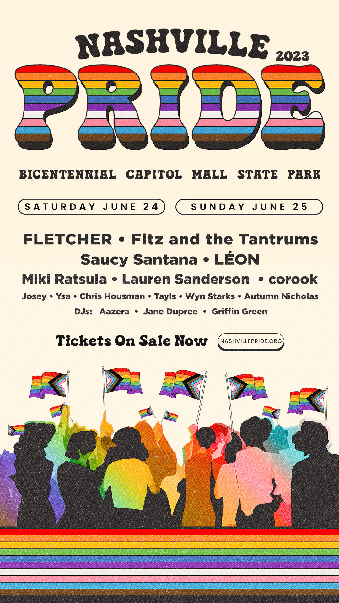 Nashville Pride poster 2023